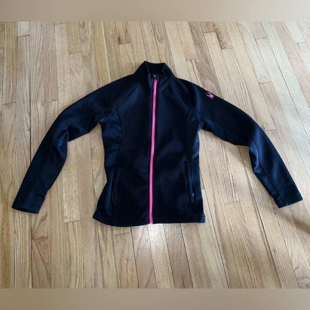 Spyder Black Jacket with Pink Accents